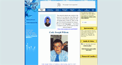 Desktop Screenshot of cody-wilson.memory-of.com