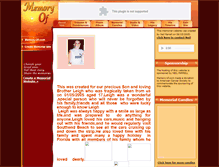 Tablet Screenshot of leigh-farrell.memory-of.com