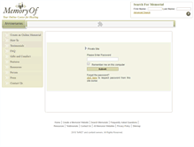 Tablet Screenshot of michael-markovich.memory-of.com