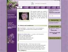 Tablet Screenshot of ann-wiltshire.memory-of.com
