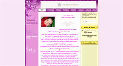 Desktop Screenshot of lainesanangel.memory-of.com