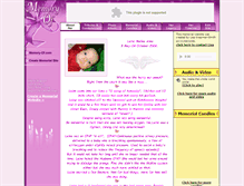 Tablet Screenshot of lainesanangel.memory-of.com