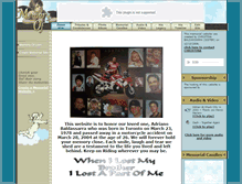 Tablet Screenshot of adrianobaldassarra.memory-of.com