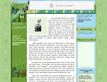 Tablet Screenshot of elgene-shea.memory-of.com