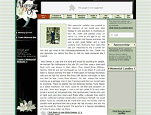Tablet Screenshot of nick-demas-jr.memory-of.com