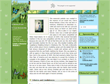 Tablet Screenshot of cierra-ramsey.memory-of.com