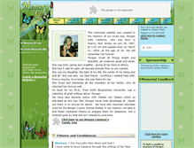 Tablet Screenshot of morgan-kelly-cameron.memory-of.com