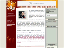 Tablet Screenshot of brandon-t-martinez.memory-of.com