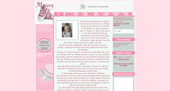 Desktop Screenshot of mikayla-laurenson.memory-of.com