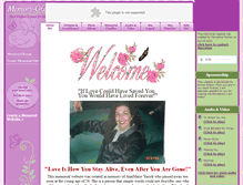 Tablet Screenshot of ann-marie-yurick.memory-of.com