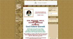 Desktop Screenshot of cecil-garrett.memory-of.com