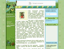 Tablet Screenshot of leslie-noble-ballew.memory-of.com