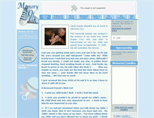 Tablet Screenshot of davidangelocruz.memory-of.com