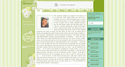 Desktop Screenshot of chris-adams.memory-of.com