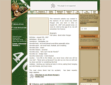 Tablet Screenshot of brent-morgan.memory-of.com