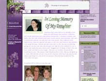 Tablet Screenshot of christinaannvalle.memory-of.com