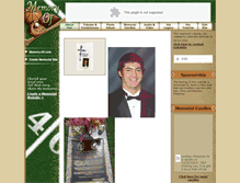 Tablet Screenshot of aaron-chapman.memory-of.com