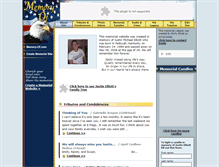 Tablet Screenshot of justinelliott.memory-of.com
