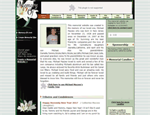 Tablet Screenshot of michael-mazzeo.memory-of.com