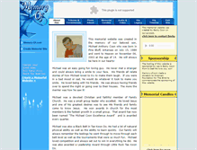 Tablet Screenshot of michael-coon.memory-of.com