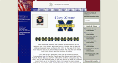 Desktop Screenshot of cory-stuart.memory-of.com