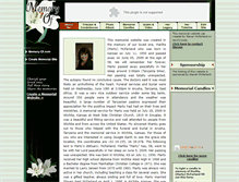 Tablet Screenshot of marty-kay-mcfarland.memory-of.com