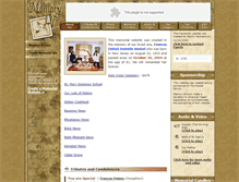 Tablet Screenshot of mitzi-moskal.memory-of.com