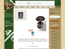 Tablet Screenshot of jamie-don.memory-of.com