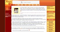 Desktop Screenshot of derek-matty.memory-of.com