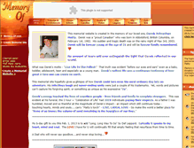 Tablet Screenshot of derek-matty.memory-of.com