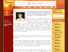 Tablet Screenshot of barry-labonte.memory-of.com