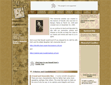 Tablet Screenshot of newell-golder-horr-jr.memory-of.com