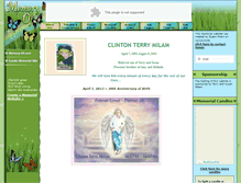 Tablet Screenshot of clinton-milam.memory-of.com