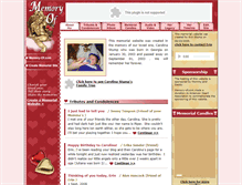 Tablet Screenshot of carolinajanestump.memory-of.com