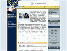 Tablet Screenshot of michael-arrigo.memory-of.com