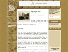 Tablet Screenshot of john-stark.memory-of.com