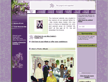 Tablet Screenshot of alexdadey.memory-of.com