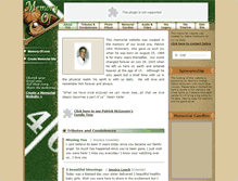 Tablet Screenshot of patrick-mcgovern.memory-of.com