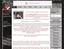 Tablet Screenshot of matthew-mullis.memory-of.com