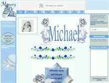 Tablet Screenshot of michael-baisley.memory-of.com