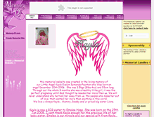 Tablet Screenshot of kayla-evelyn.memory-of.com