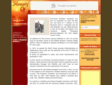 Tablet Screenshot of emmanuel-nyanganji.memory-of.com