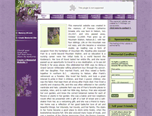 Tablet Screenshot of fran-smeele.memory-of.com