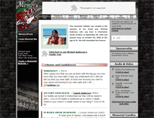 Tablet Screenshot of mikeslife.memory-of.com
