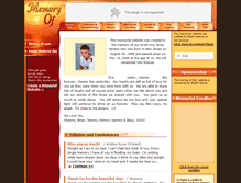 Tablet Screenshot of brian-pereira.memory-of.com