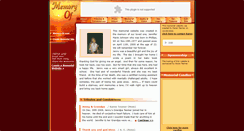 Desktop Screenshot of jennifer-johnson.memory-of.com