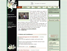 Tablet Screenshot of aaron-buffardi.memory-of.com