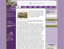 Tablet Screenshot of dolores-shannon.memory-of.com