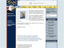 Tablet Screenshot of dean-mcleod.memory-of.com