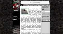 Desktop Screenshot of cjmiller.memory-of.com